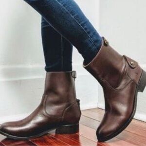 Brown Frye Ankle Boots